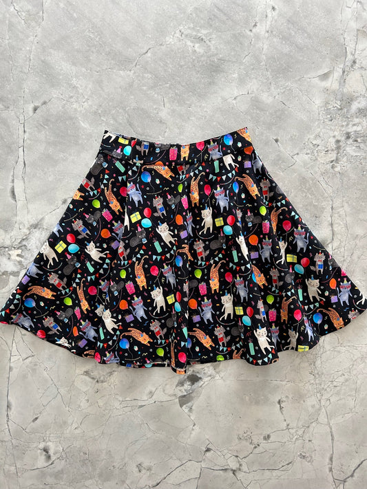 Party Cats Skater Skirt — Soul Flow Apparel