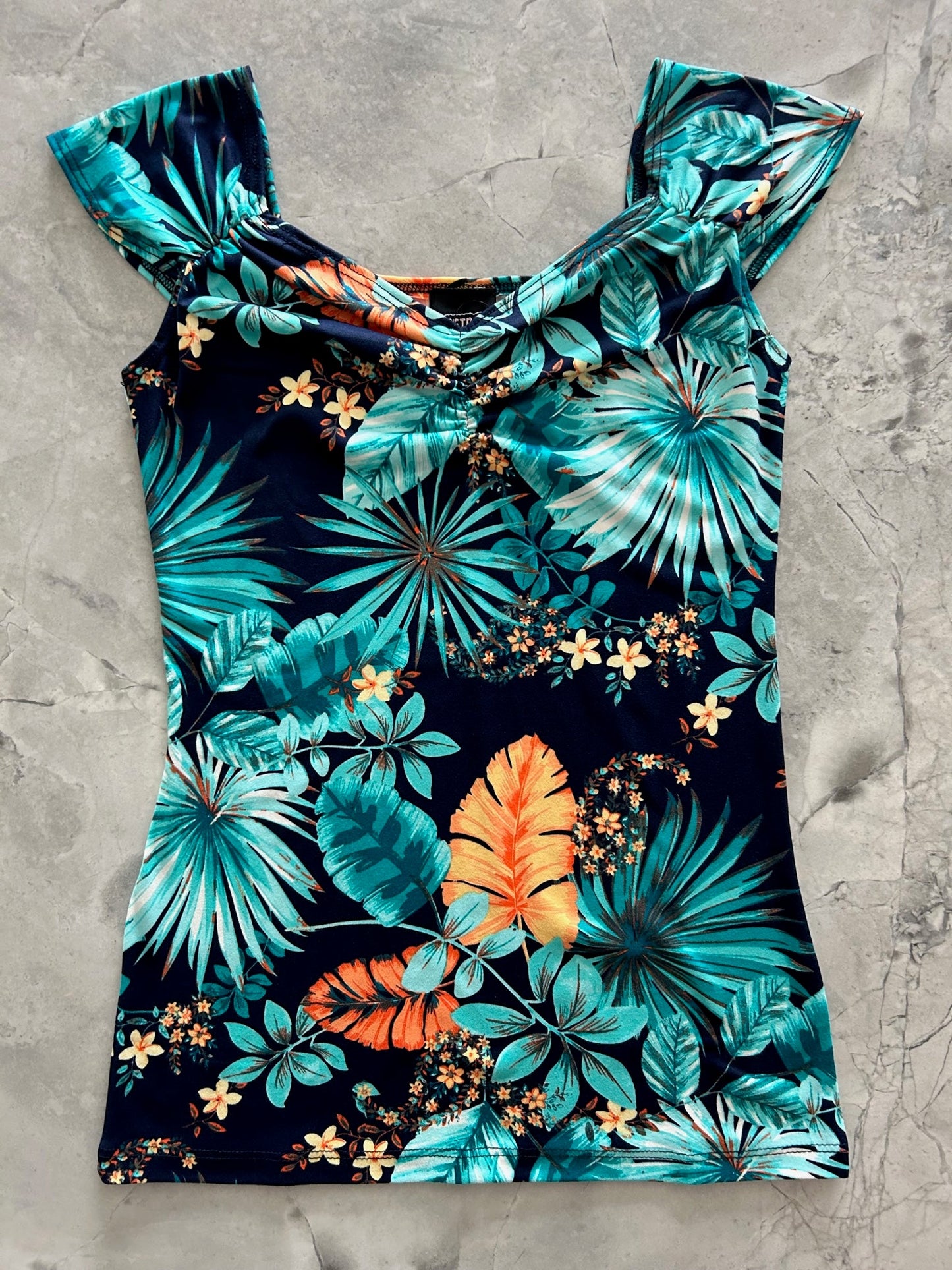 Isabel Top in Tropical - Small Only — Soul Flow Apparel
