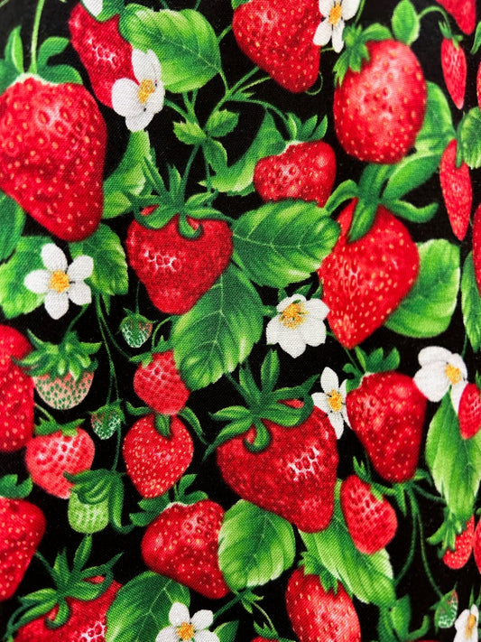 Strawberries A-Line Skirt - Xs Only — Soul Flow Apparel