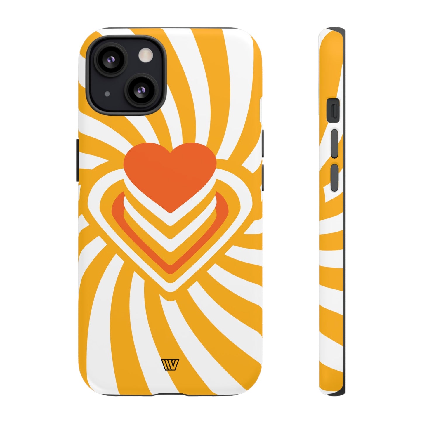 Heart Ray Stack | Tough Phone Case, view 2048 — Soul Flow Apparel