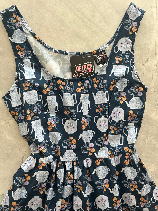 Teapots Fit & Flare Dress - Xs Only — Soul Flow Apparel