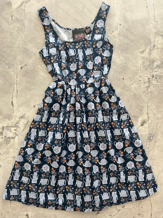 Teapots Fit & Flare Dress - Xs Only — Soul Flow Apparel