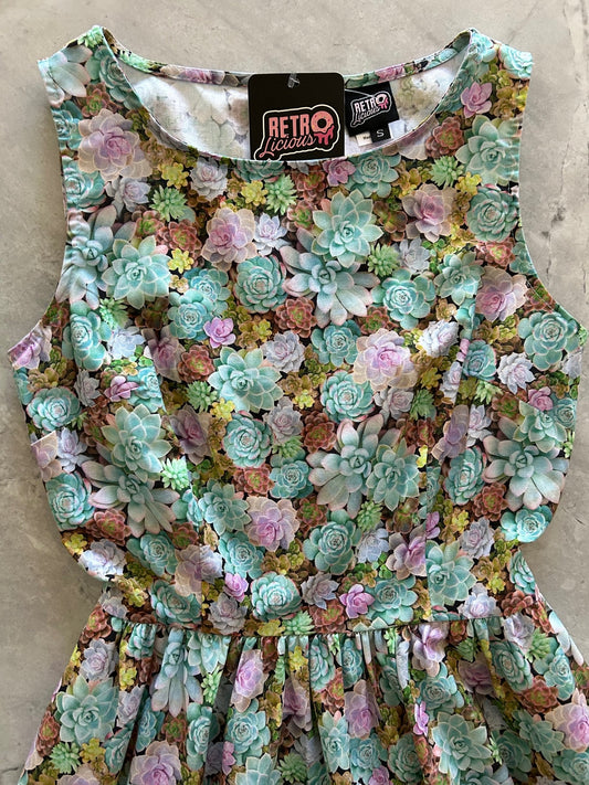 Succulent Vintage Dress - Xs Only, 1 Left! — Soul Flow Apparel