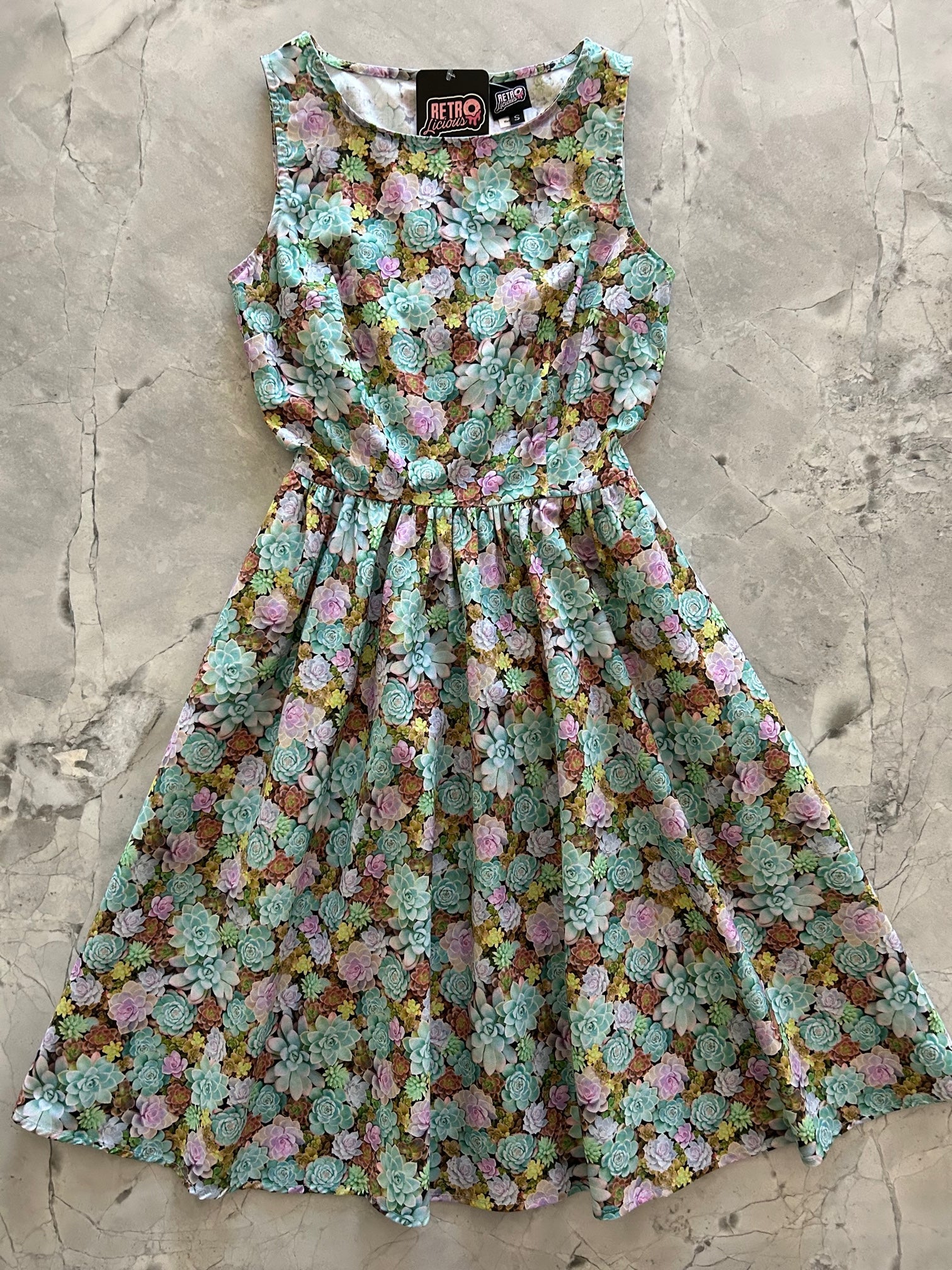 Succulent Vintage Dress - Xs Only, 1 Left! — Soul Flow Apparel