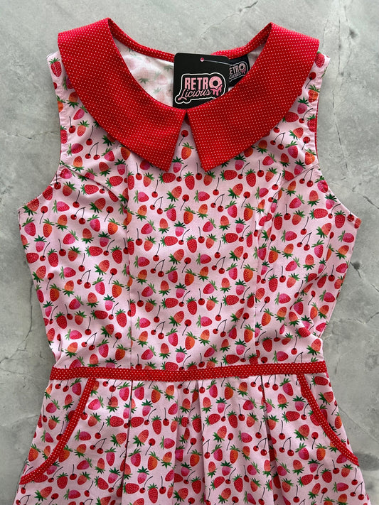Berry Cherry Collared Dress - Medium Only, 1 Left! — Soul Flow Apparel