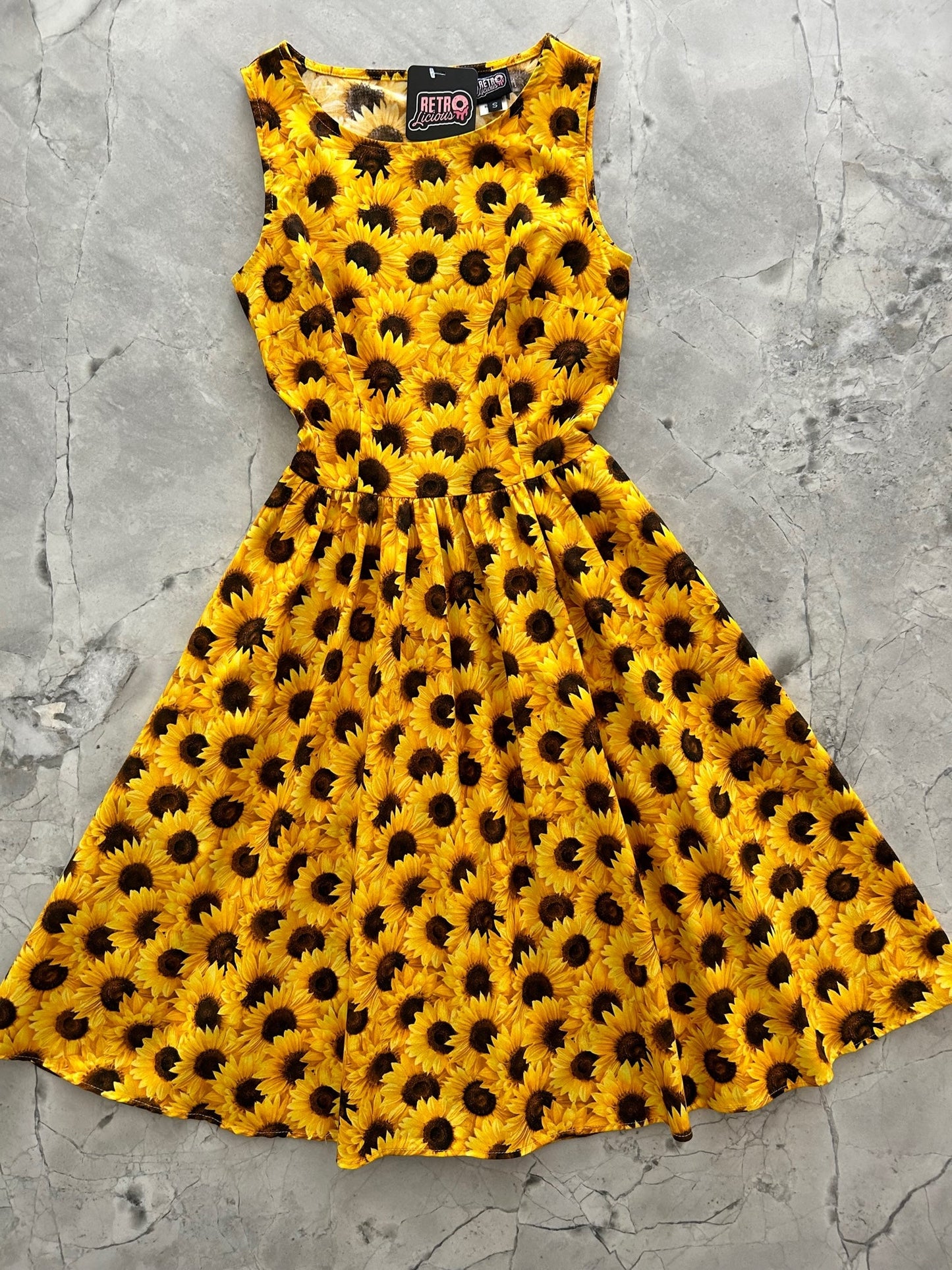 Sunflower Vintage Dress — Soul Flow Apparel