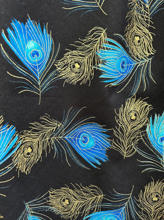 Peacock Feathers Vintage Dress — Soul Flow Apparel