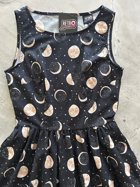 Moon Vintage Dress - Xs Only, 1 Left! — Soul Flow Apparel