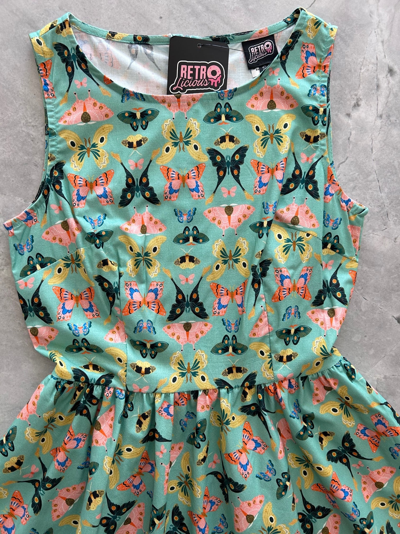 Butterflies Vintage Dress — Soul Flow Apparel
