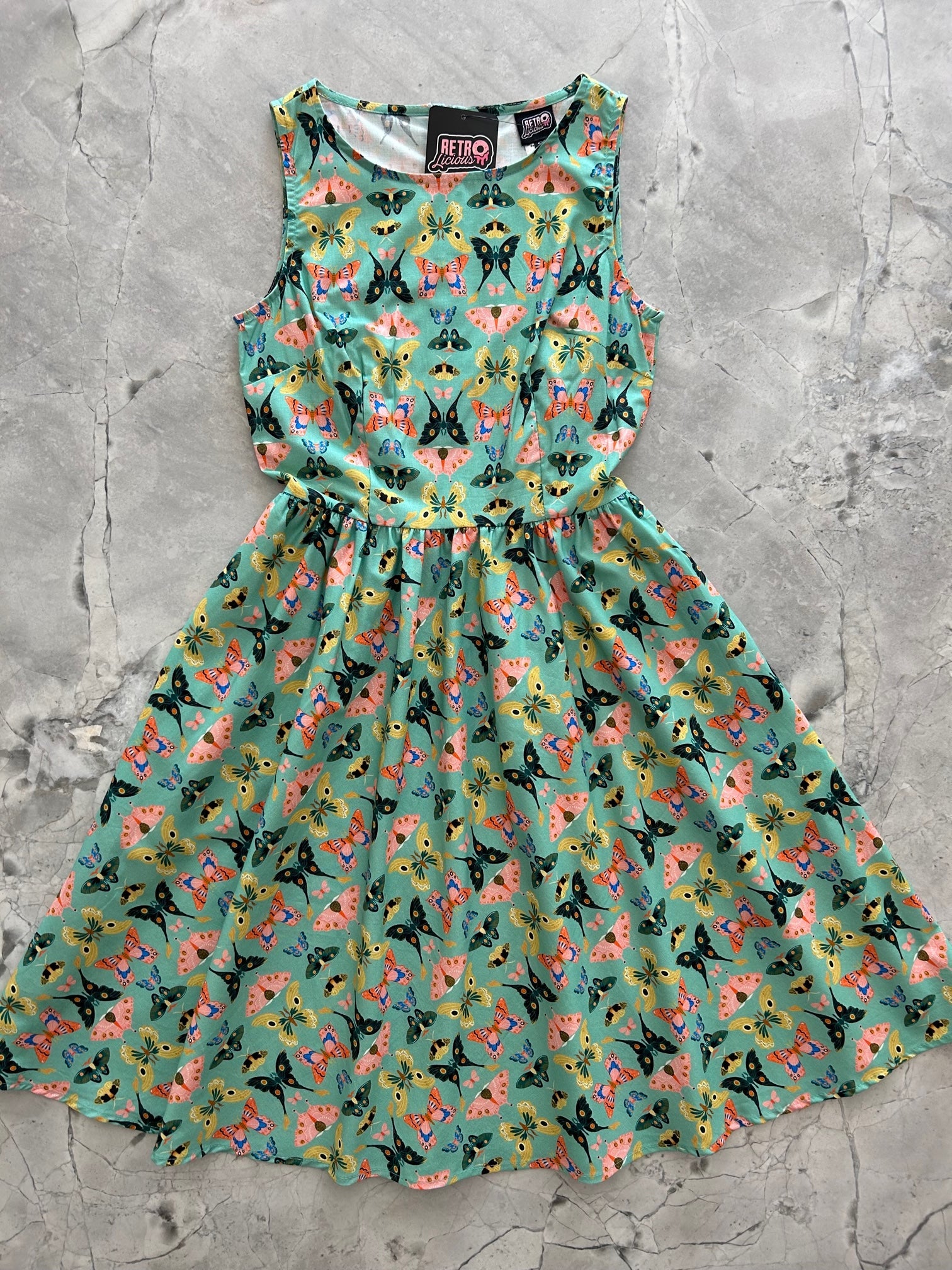 Butterflies Vintage Dress — Soul Flow Apparel