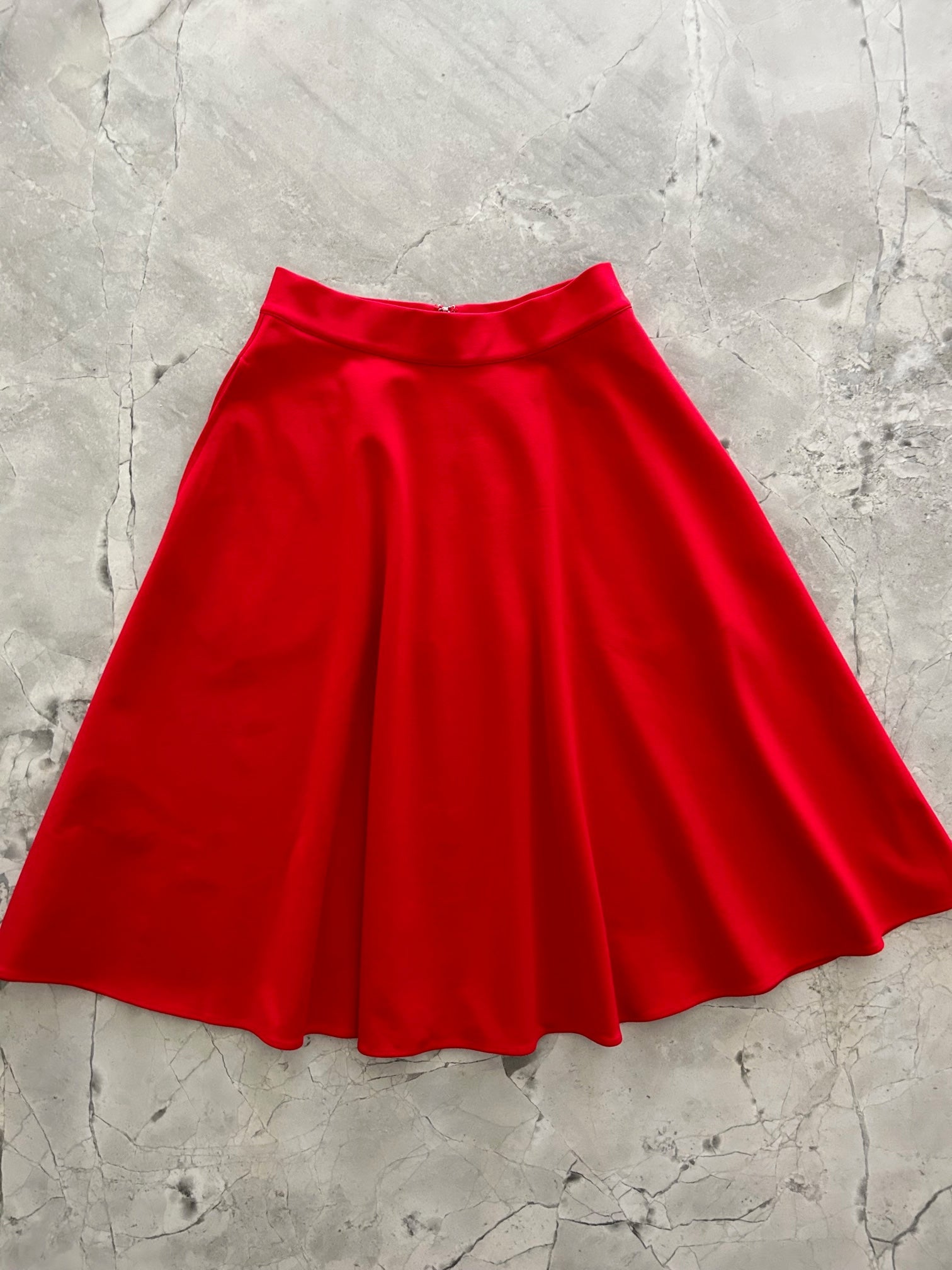 Charlotte Nova Skirt in Red - Plus Sizes Only — Soul Flow Apparel