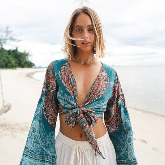 Canggu Daydreamer Top, view 8 — Soul Flow Apparel