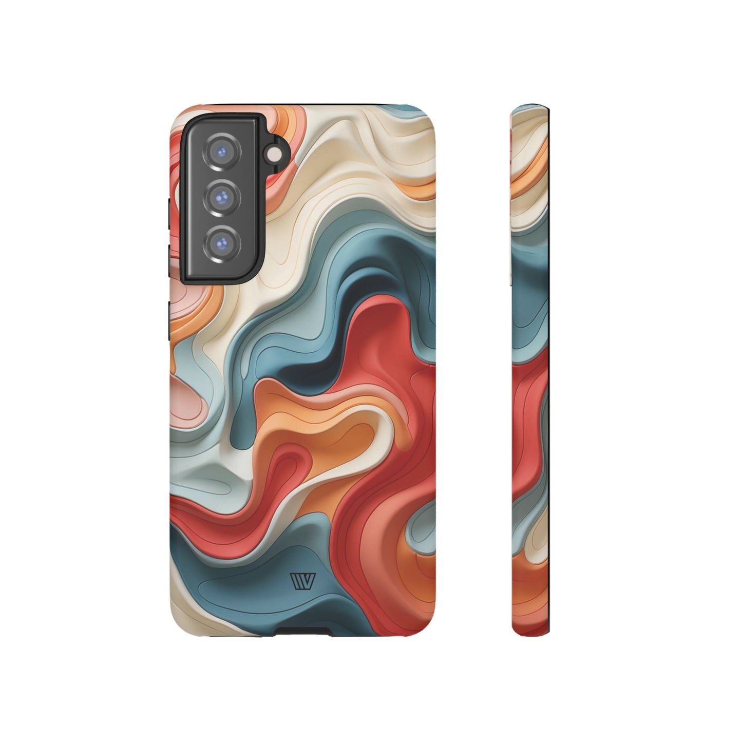 3d Colorful Clay | Tough Phone Case, view 2048 — Soul Flow Apparel