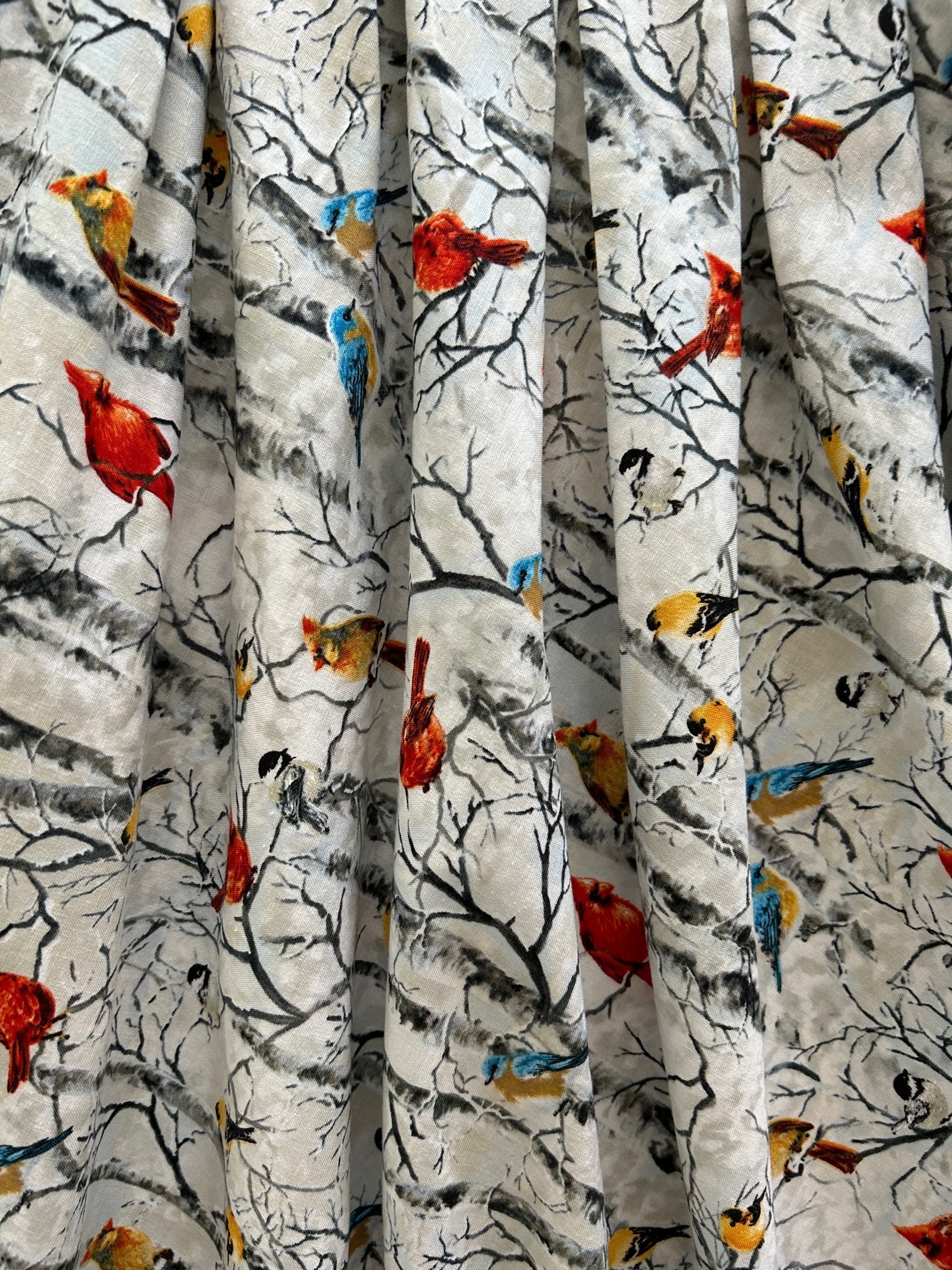Birds on Birch Trees Doris Skirt — Soul Flow Apparel