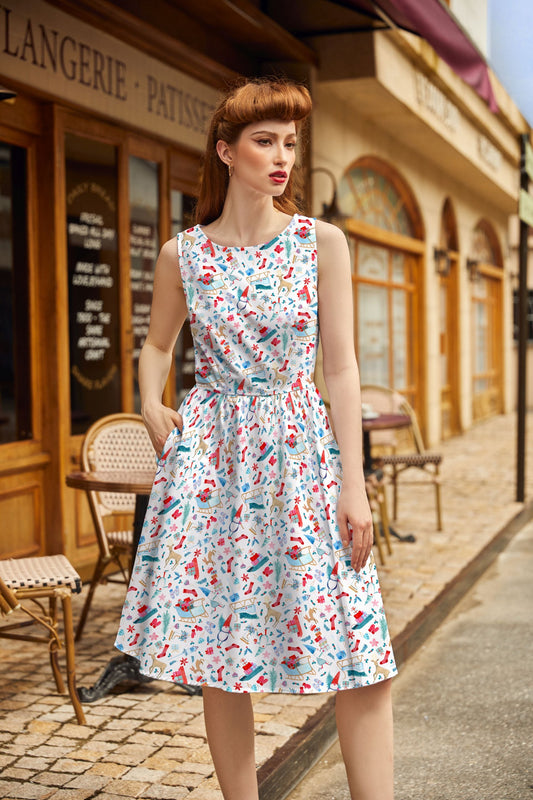 Winter Cheer Vintage Dress — Soul Flow Apparel