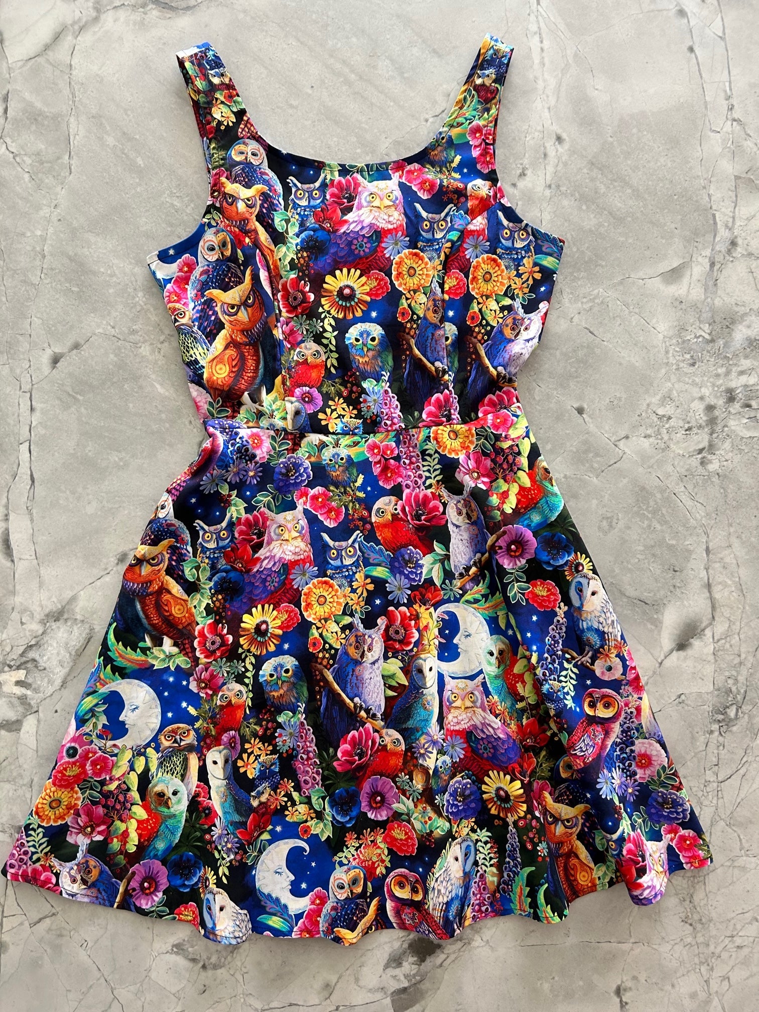 Owls Skater Dress — Soul Flow Apparel