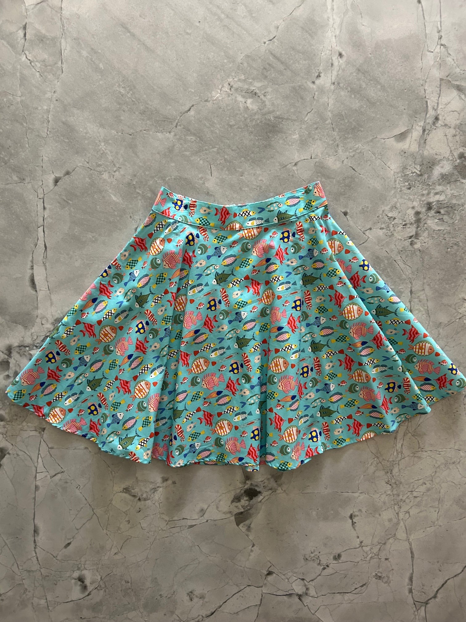 Colorful Fish Skater Skirt — Soul Flow Apparel