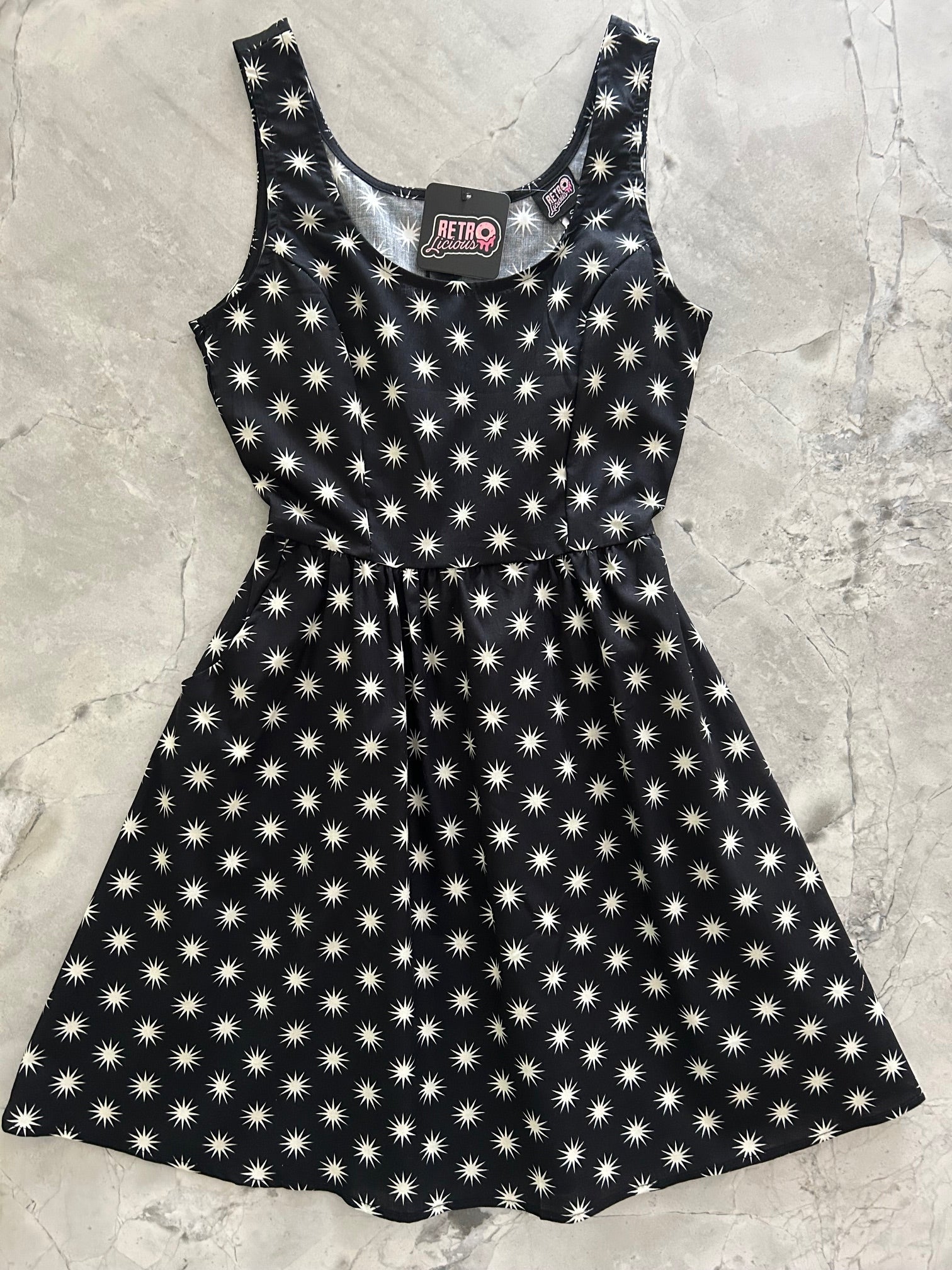 Starburst Shorter Length Fit & Flare Dress — Soul Flow Apparel