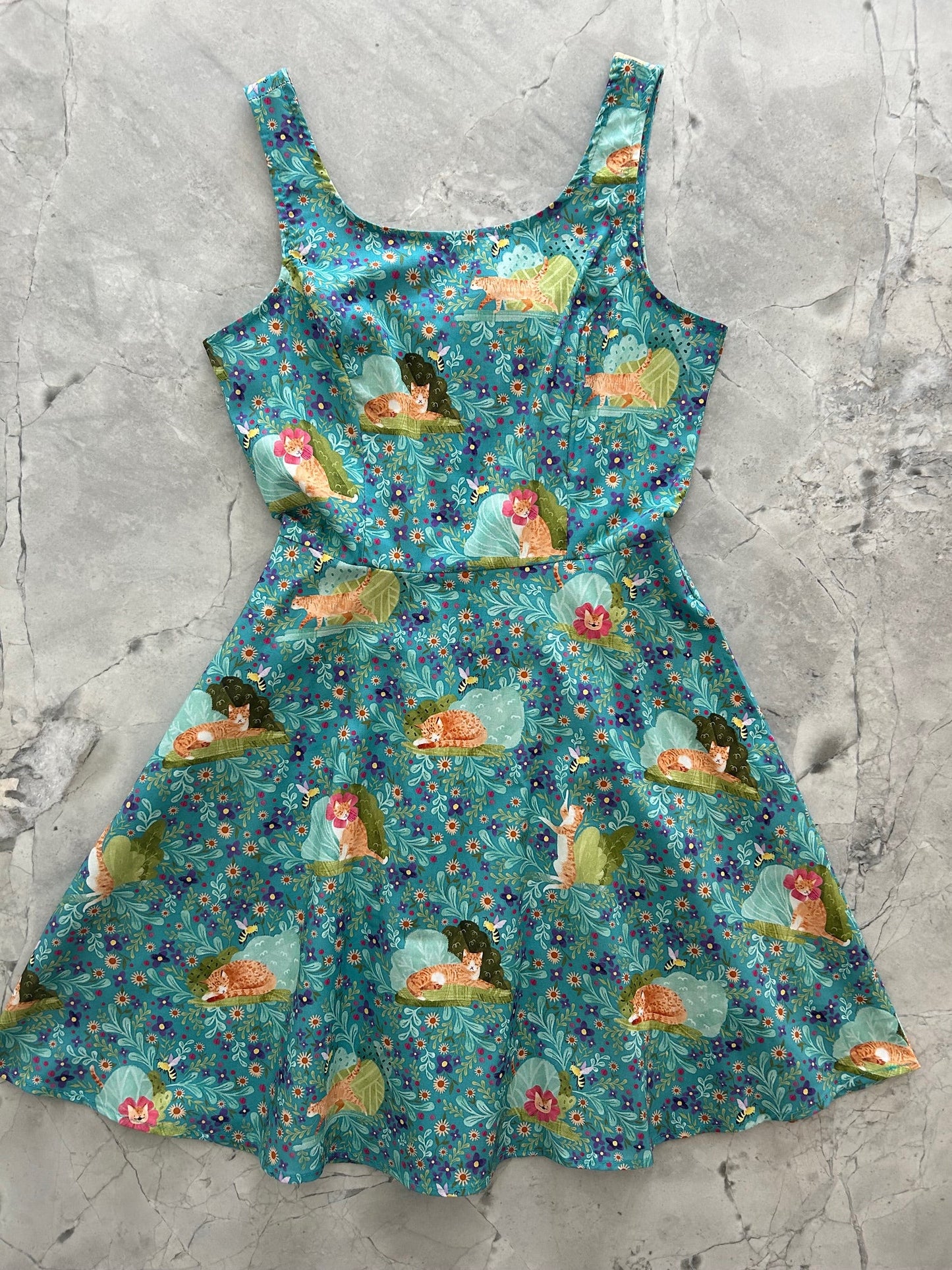 Cats Skater Dress — Soul Flow Apparel