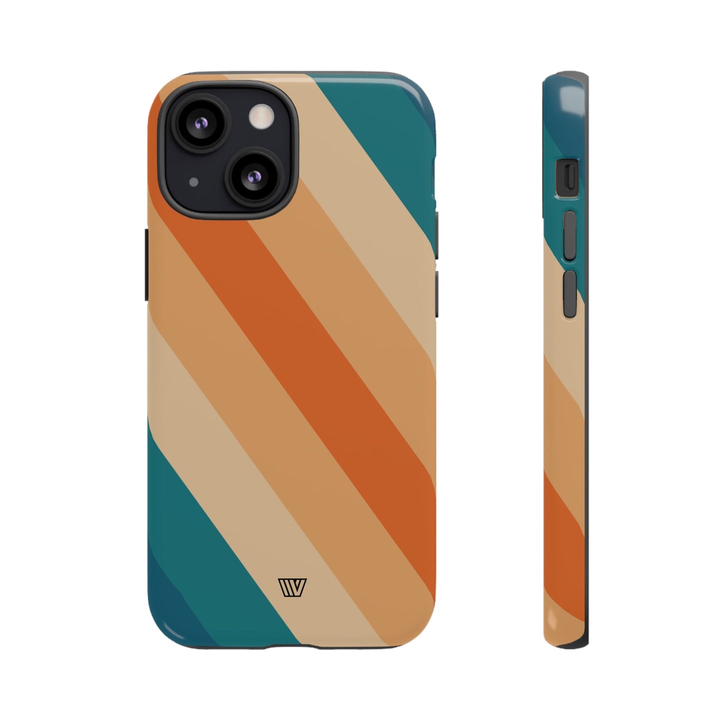 70s Retro Stripe | Tough Phone Case, view 2048 — Soul Flow Apparel