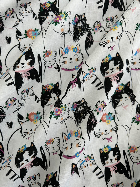 Fabulous Felines Vintage Dress — Soul Flow Apparel