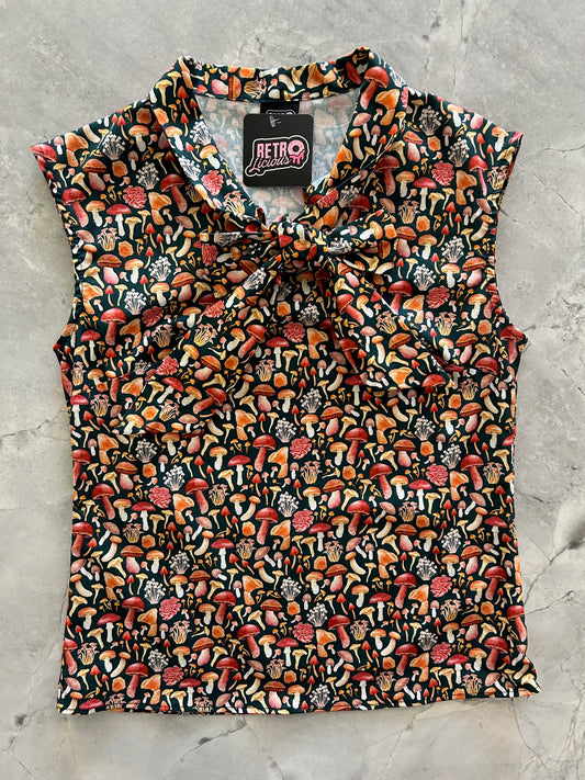 Mushroom Bow Top — Soul Flow Apparel