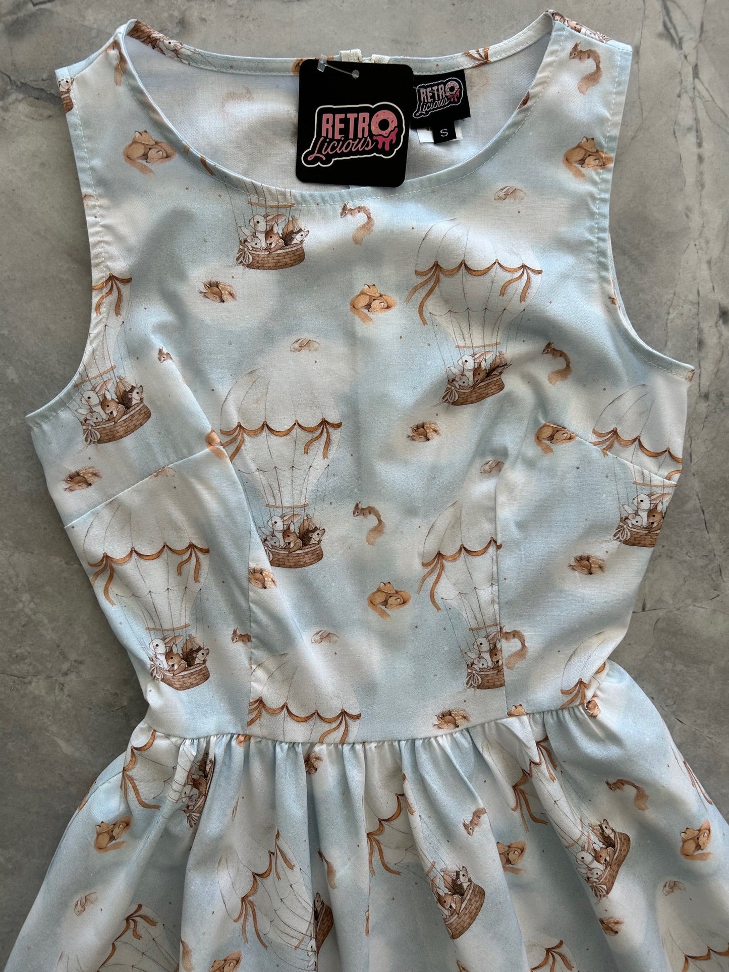 Hot Air Balloon Vintage Dress — Soul Flow Apparel