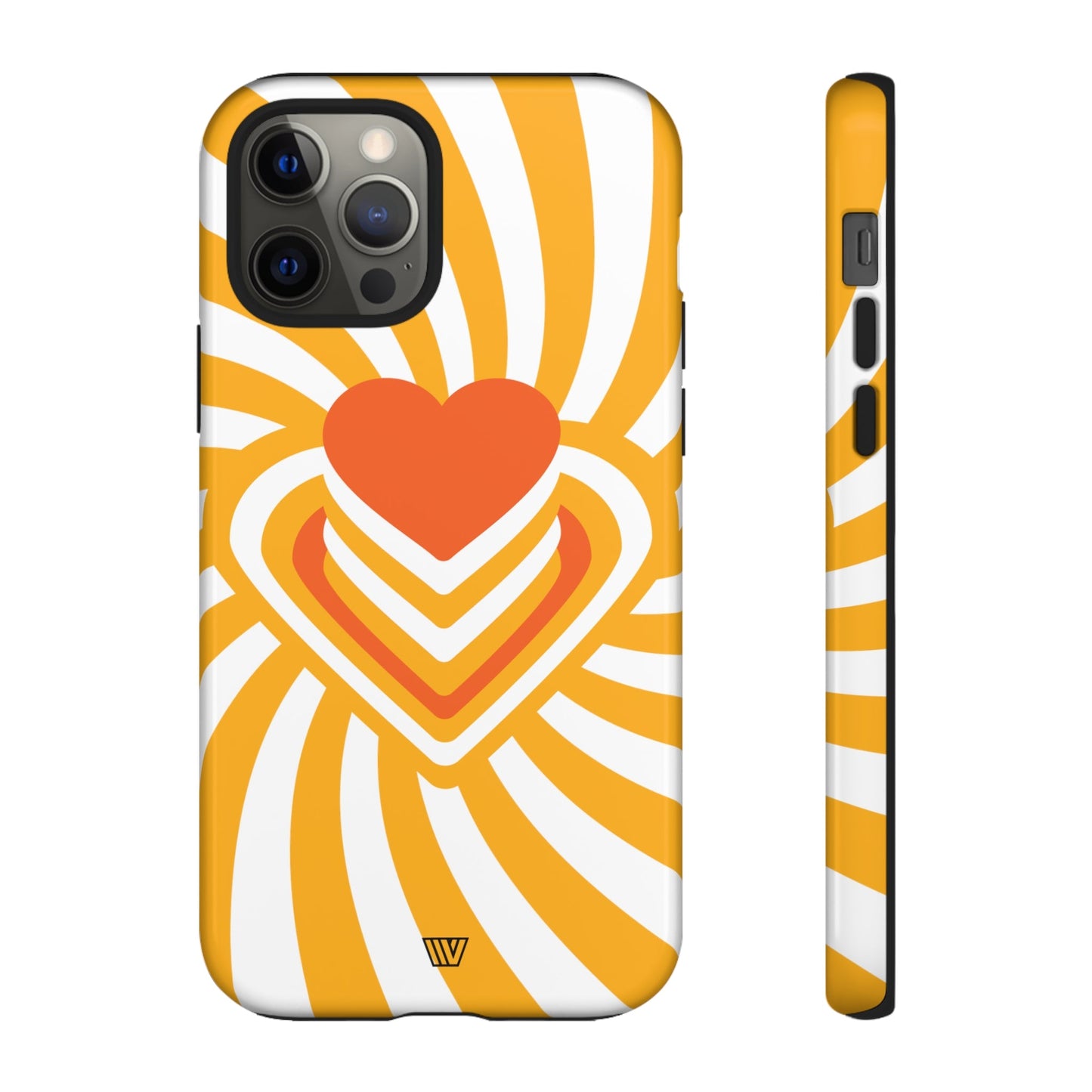 Heart Ray Stack | Tough Phone Case, view 2048 — Soul Flow Apparel