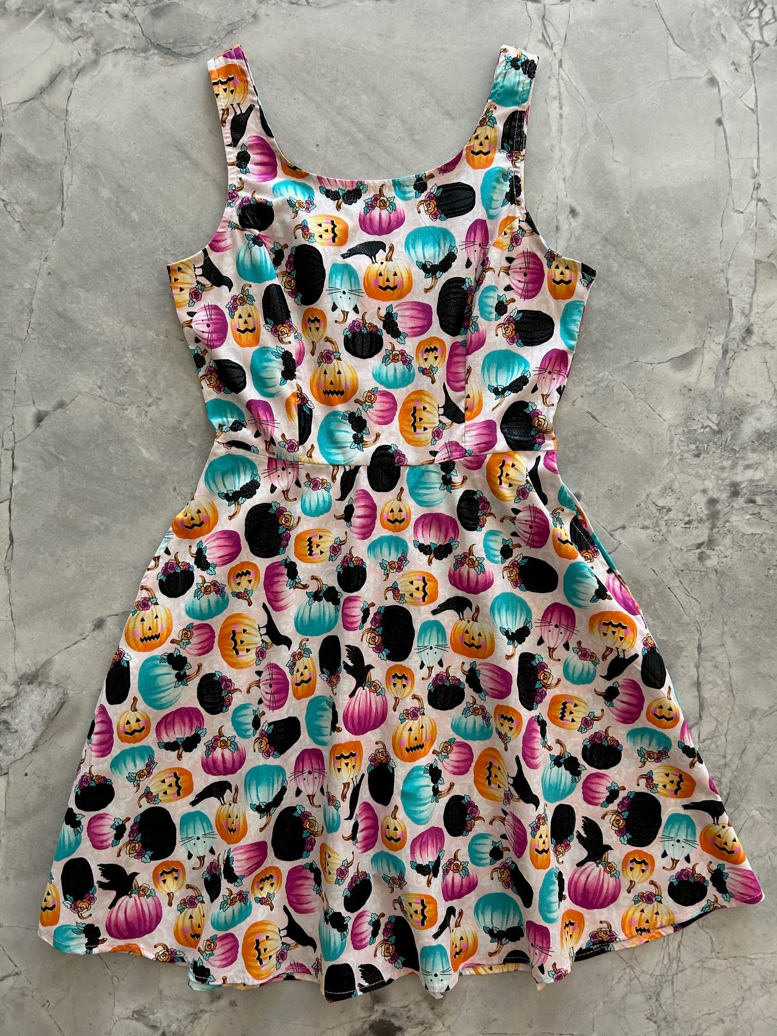 Pumpkin & Crow Skater Dress — Soul Flow Apparel