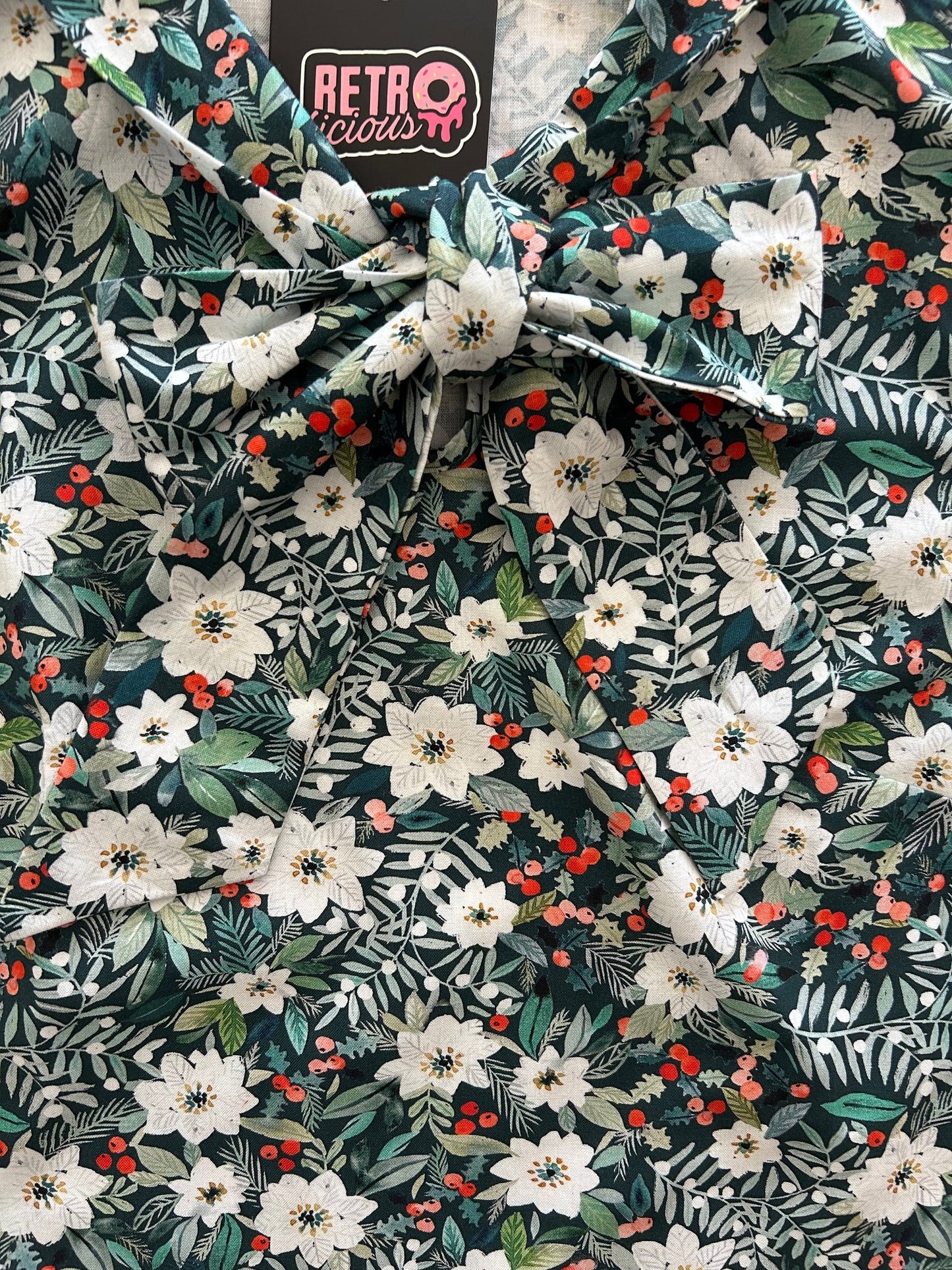 Winter Floral Bow Top — Soul Flow Apparel