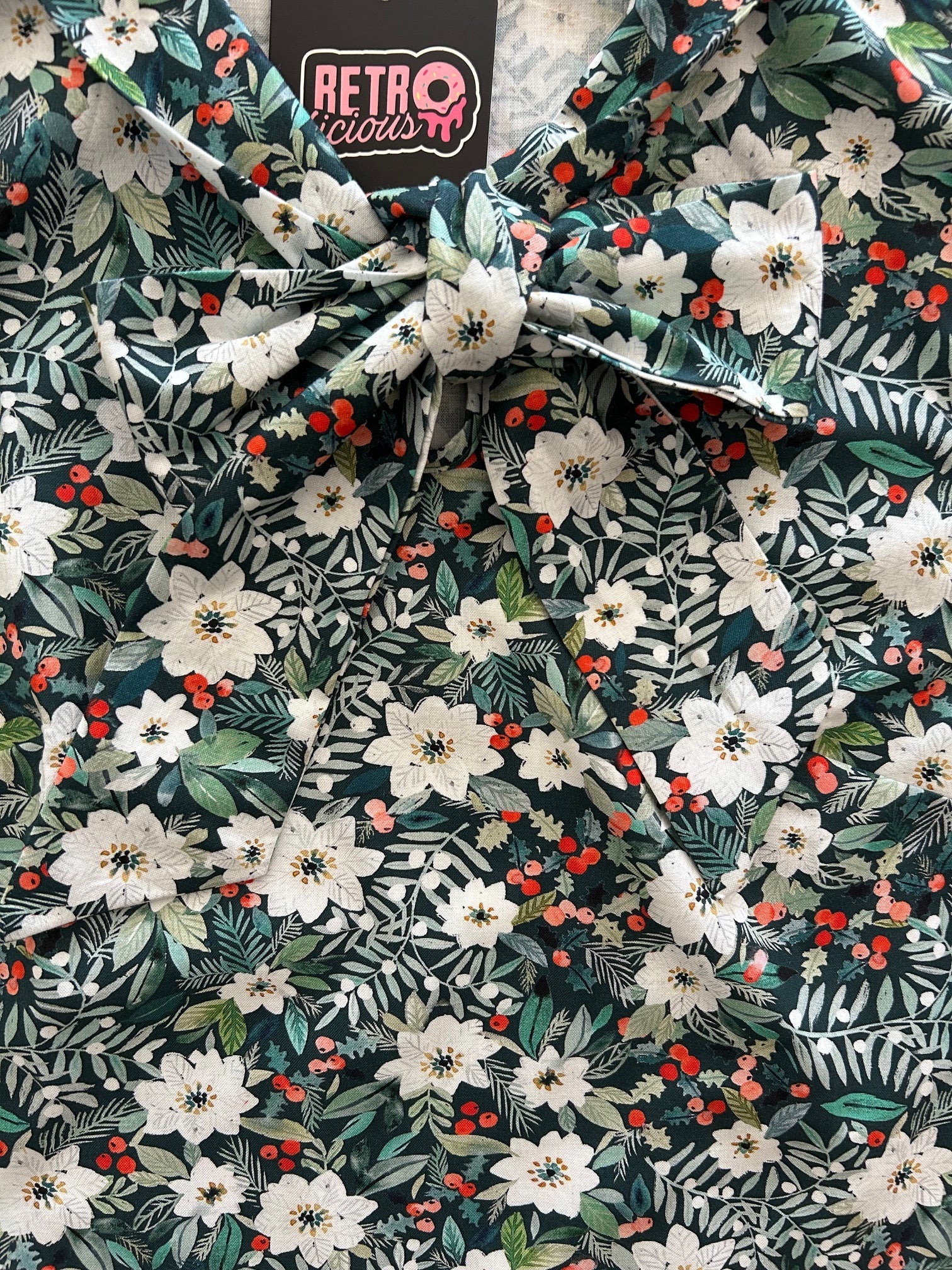Winter Floral Bow Top — Soul Flow Apparel