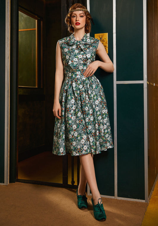 Winter Floral Doris Skirt — Soul Flow Apparel