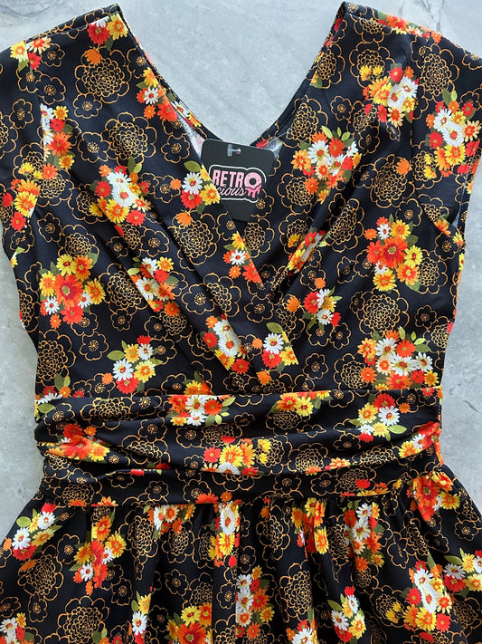 Vintage Floral Greta Dress - Xs Only, 1 Left! — Soul Flow Apparel