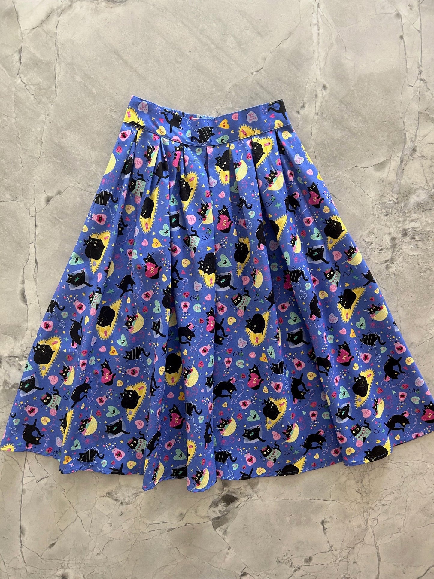 Purple Cat Doris Skirt - Xs Only, 1 Left! — Soul Flow Apparel
