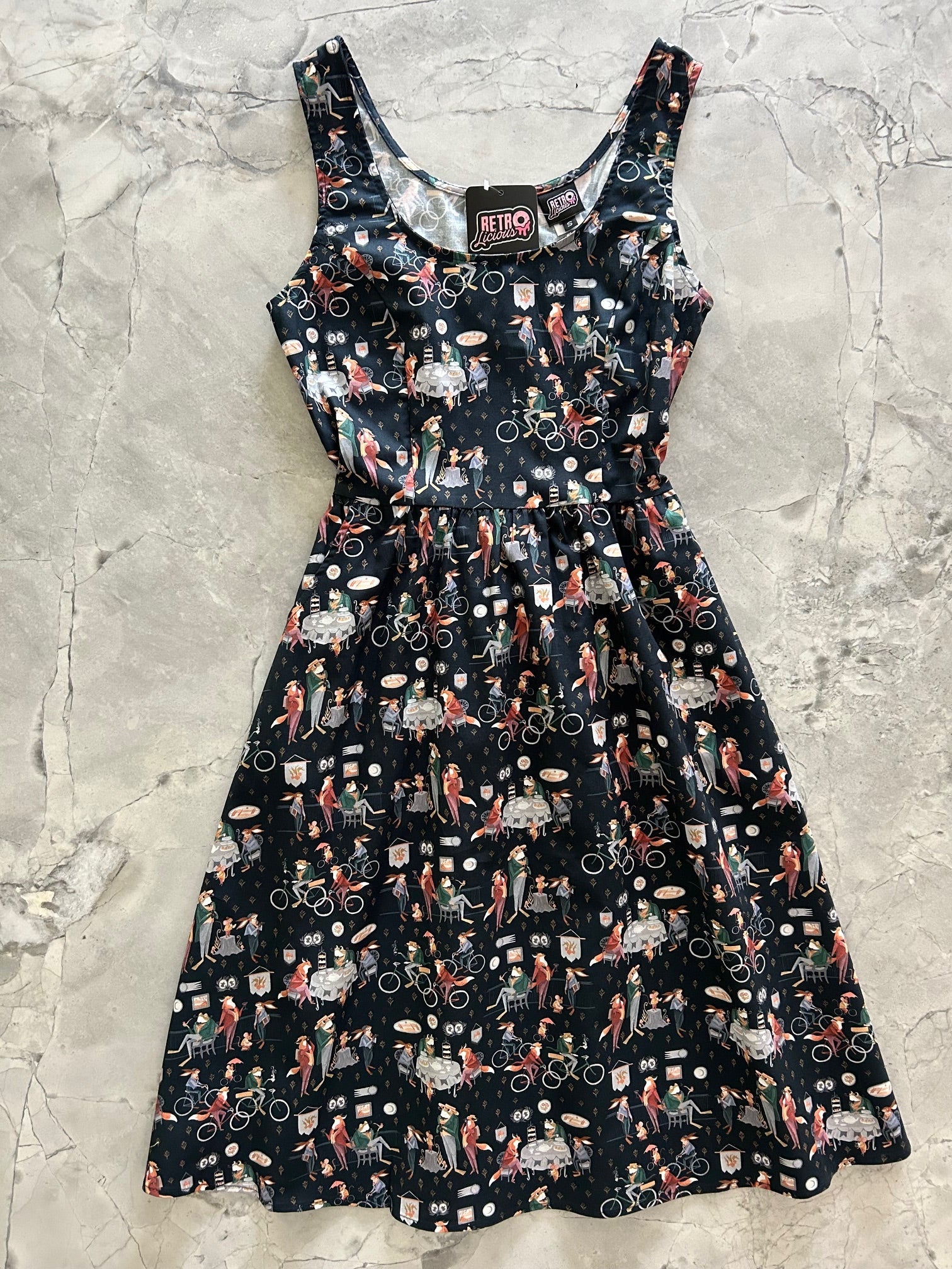Dapper Fit & Flare Dress - Xs Only, 1 Left! — Soul Flow Apparel