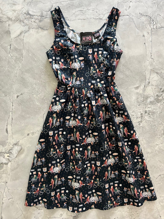 Dapper Fit & Flare Dress - Xs Only, 1 Left! — Soul Flow Apparel