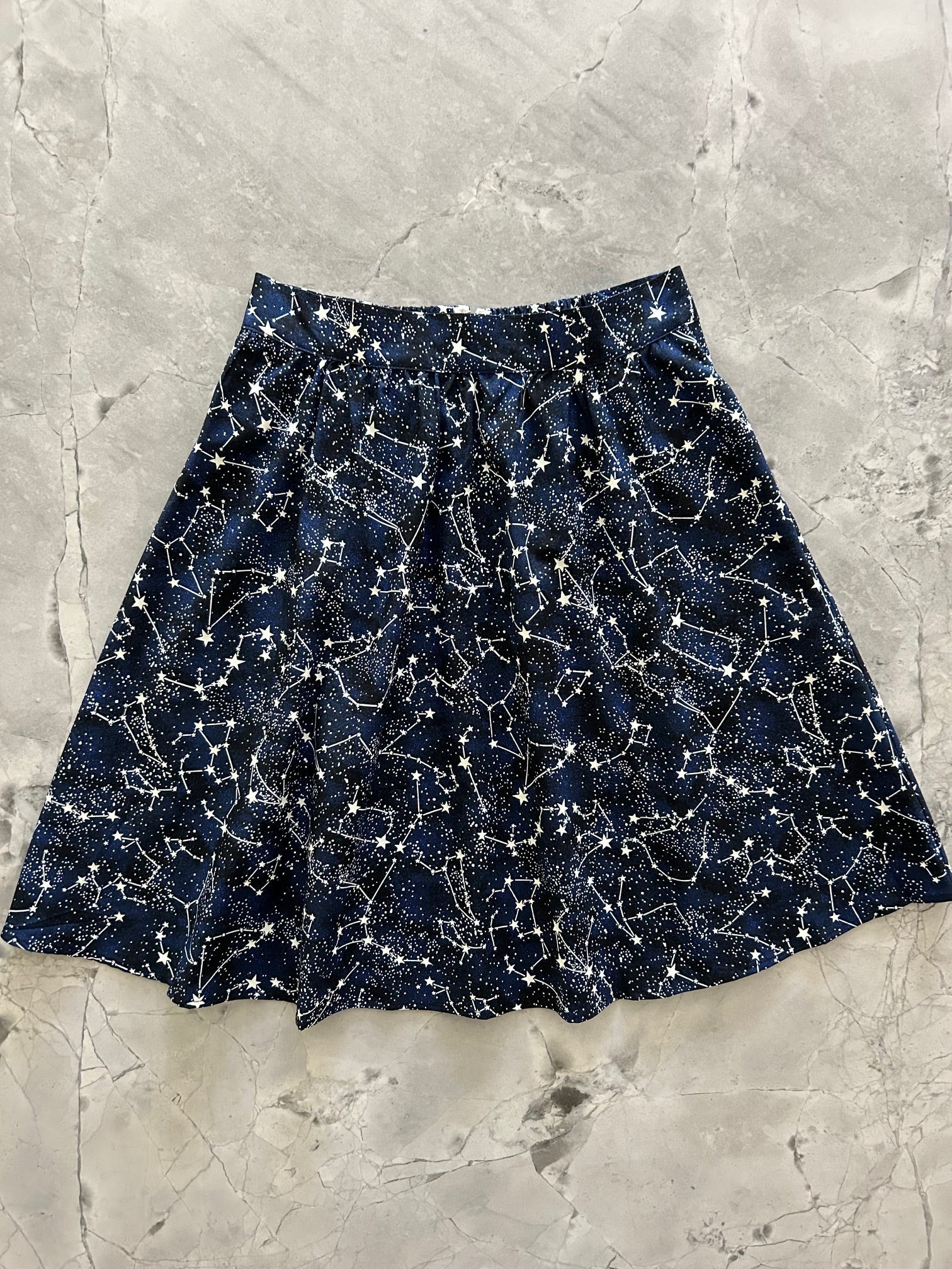 Glow in the Dark Constellations A-Line Skirt — Soul Flow Apparel