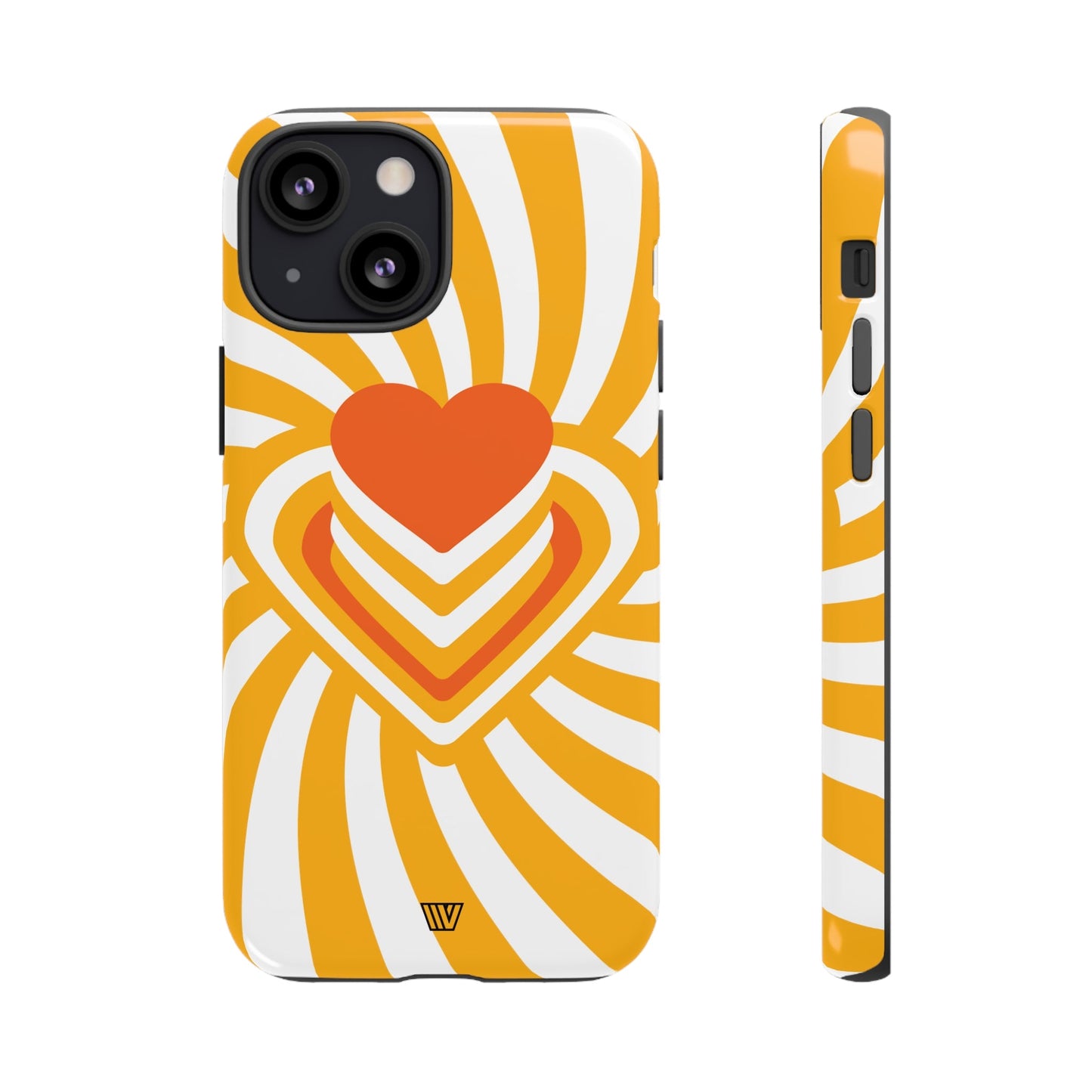 Heart Ray Stack | Tough Phone Case, view 2048 — Soul Flow Apparel