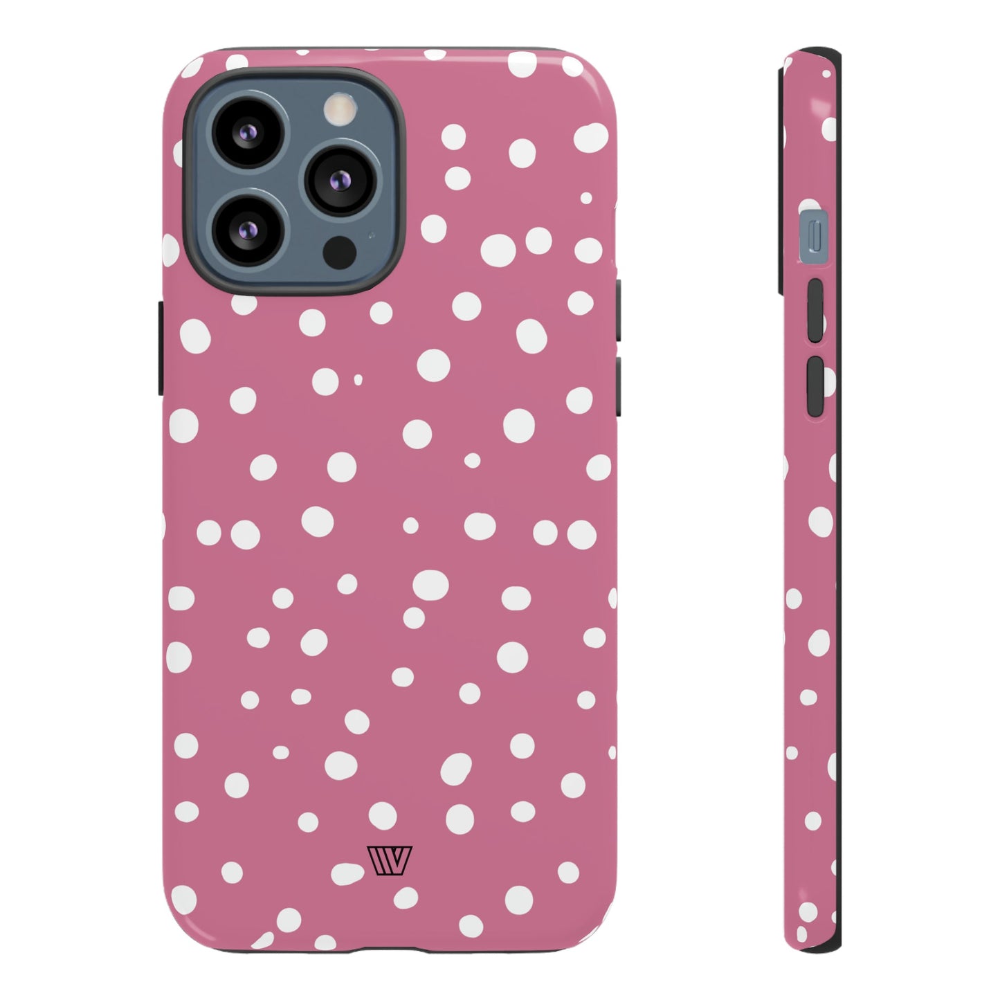 Blush Red Dots | Tough Phone Case, view 2048 — Soul Flow Apparel