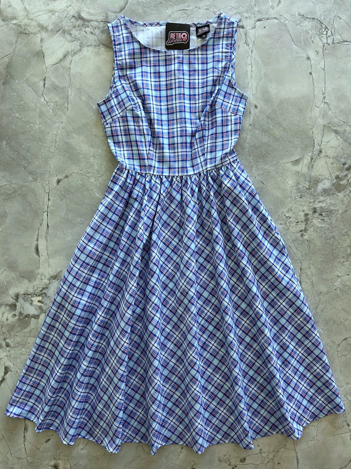 Plaid Midi Dress — Soul Flow Apparel