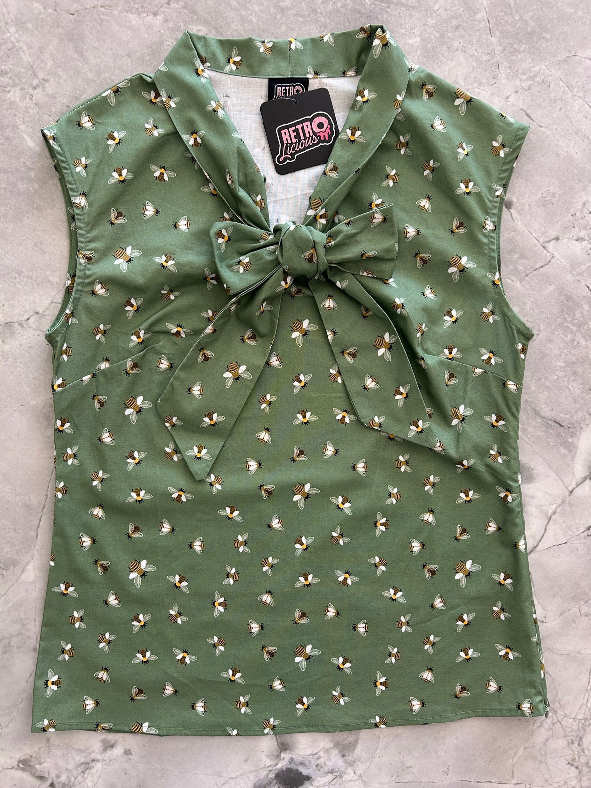 Bee Bow Top - 4x Only, 1 Left! — Soul Flow Apparel