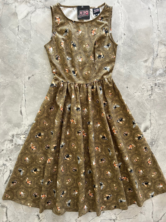 Witchy Animals Midi Dress — Soul Flow Apparel