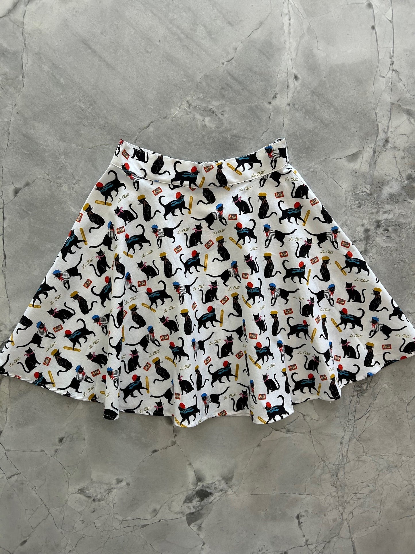 Le Chat Skater Skirt - 4x Only, 1 Left! — Soul Flow Apparel