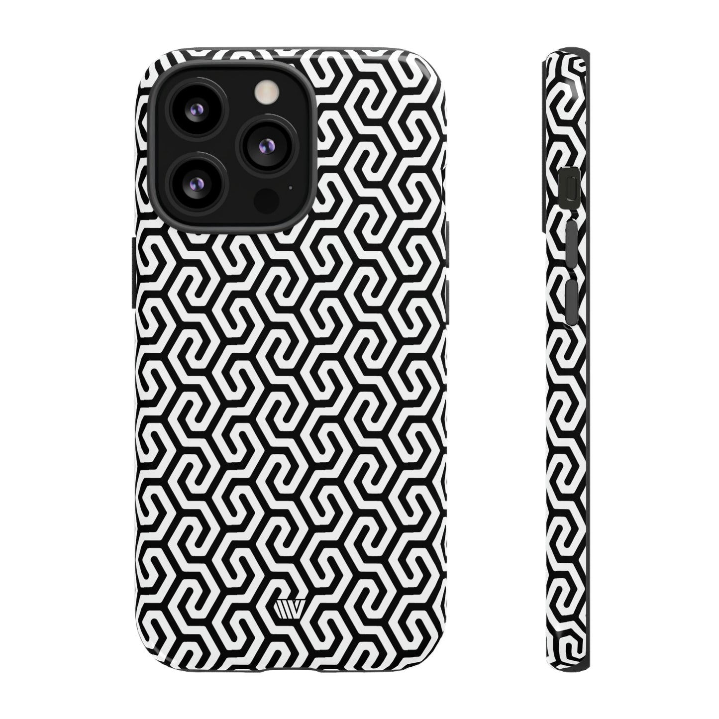 Twisted Grid | Tough Phone Case, view 2048 — Soul Flow Apparel