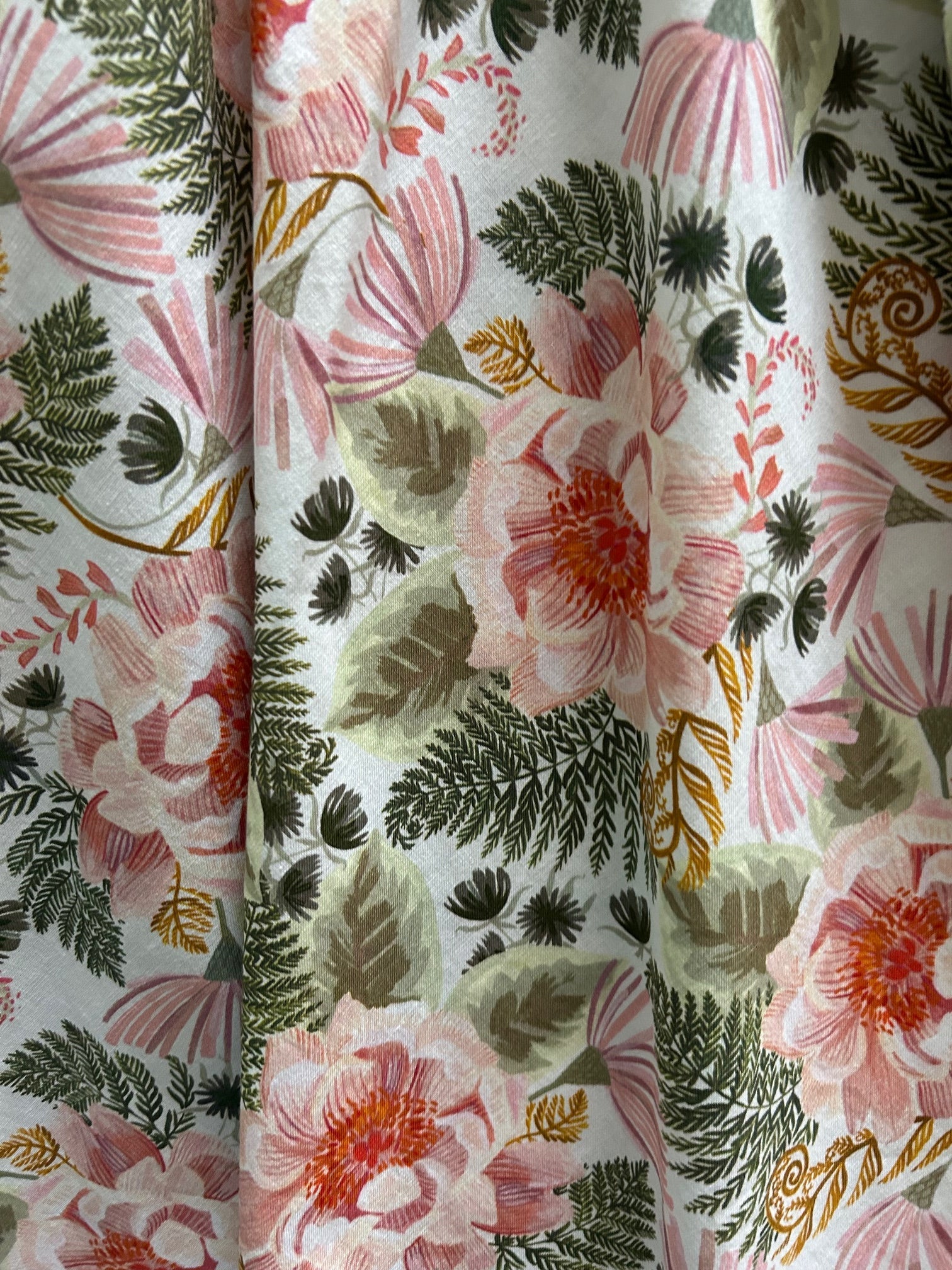 Pink Floral Greta Dress — Soul Flow Apparel