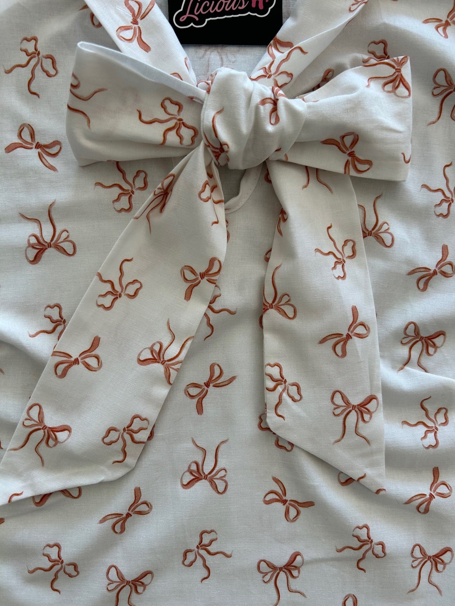 Pink Bows Bow Top — Soul Flow Apparel