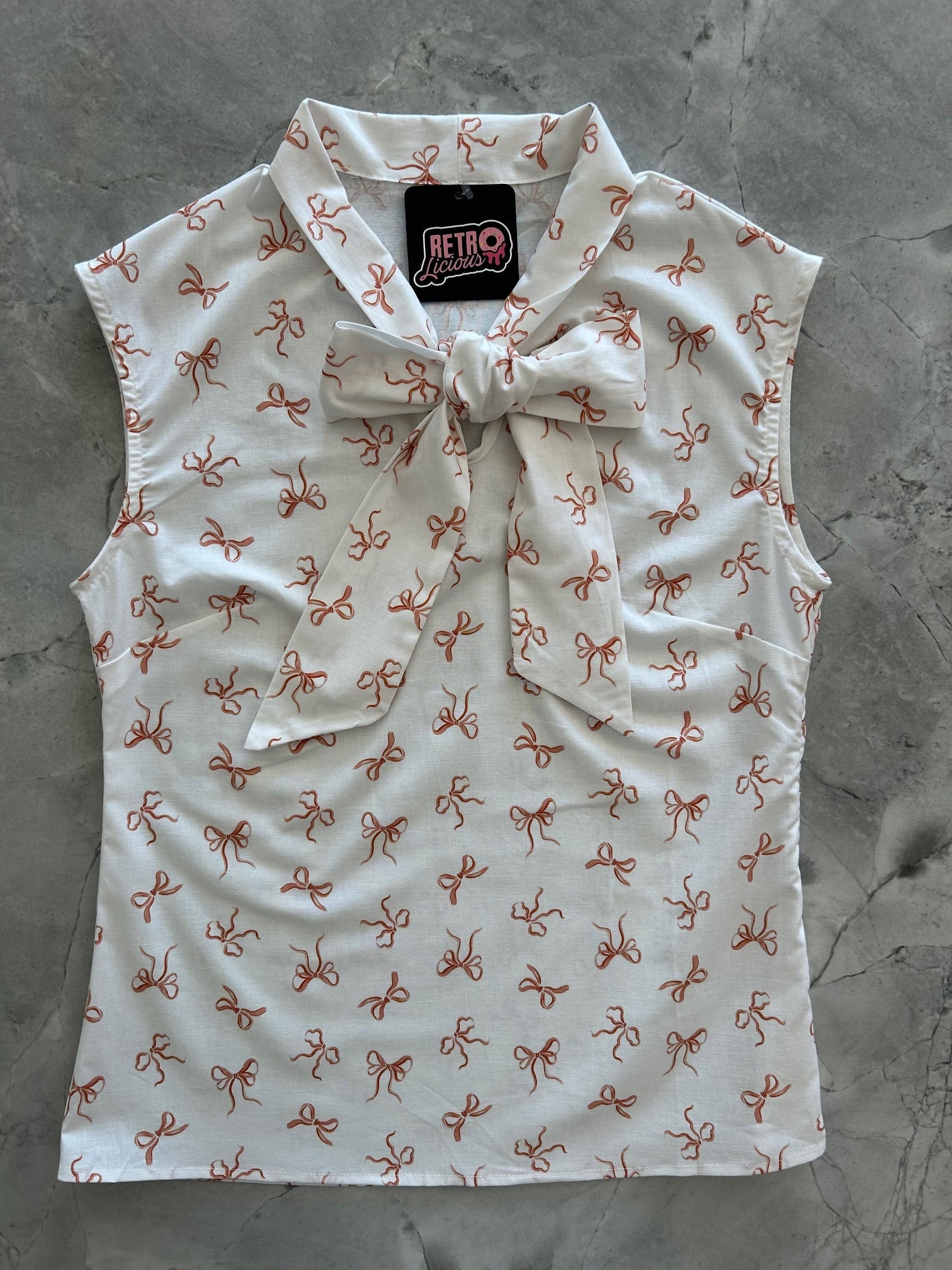 Pink Bows Bow Top — Soul Flow Apparel