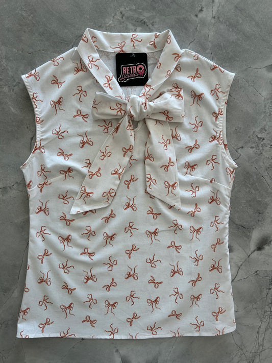 Pink Bows Bow Top — Soul Flow Apparel