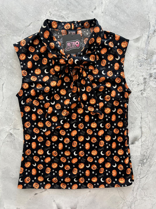 Jack-O’-Lantern Bow Top — Soul Flow Apparel