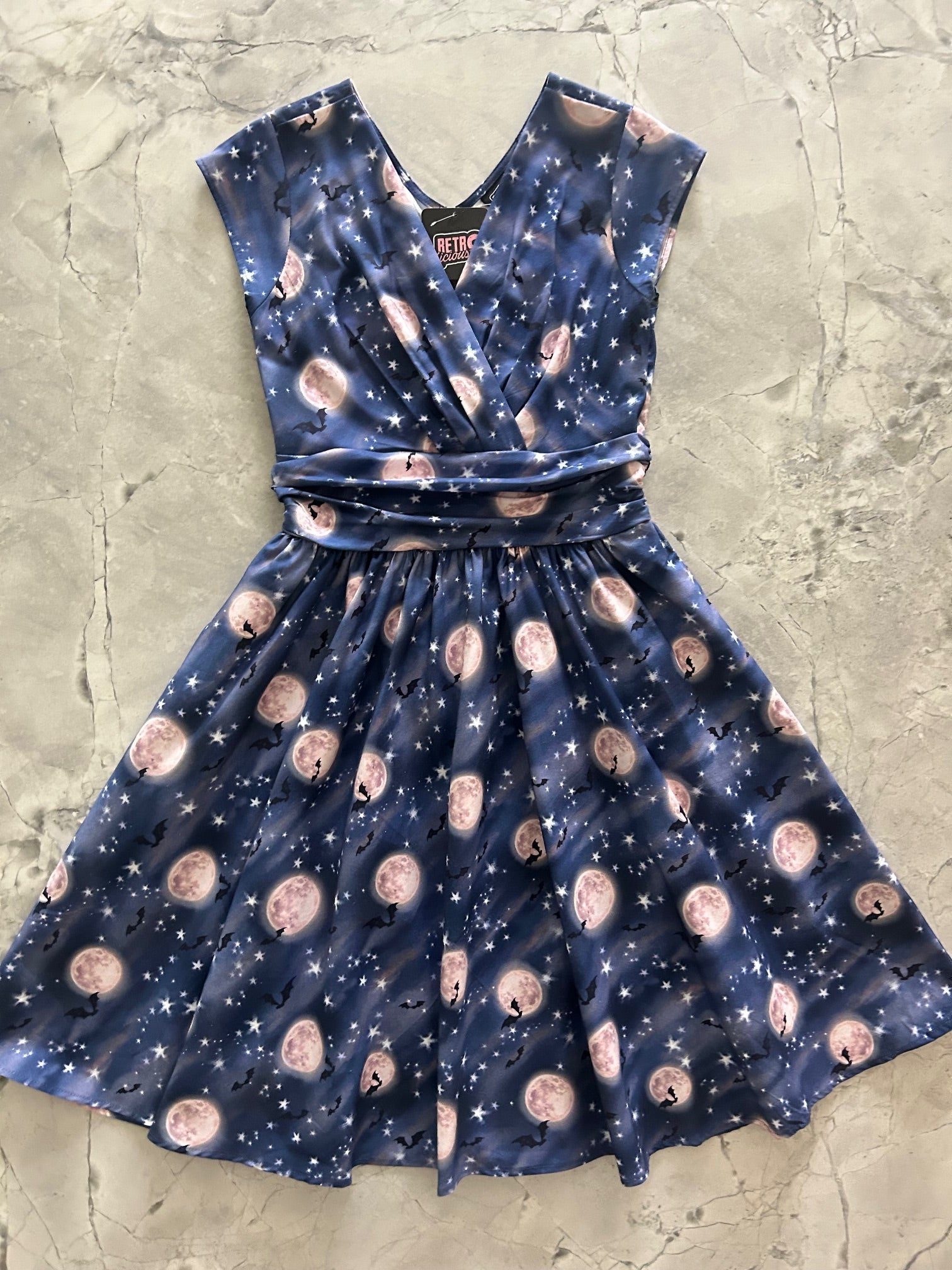 Bat Moon Greta Dress — Soul Flow Apparel